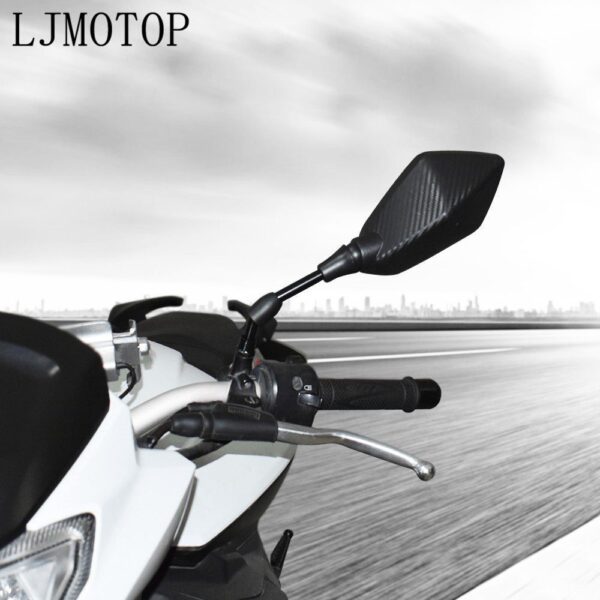 Universial 10mm Motorcycle Mirrors Racing Sport Bike Rear View Mirror For Suzuki TL1000 DL650 GSR 600 1